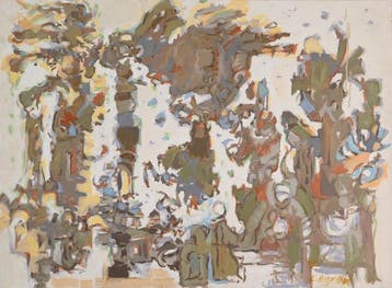 Lucien Beyer (1908-1983) - Détail sur fond blanc, Antiek en Kunst