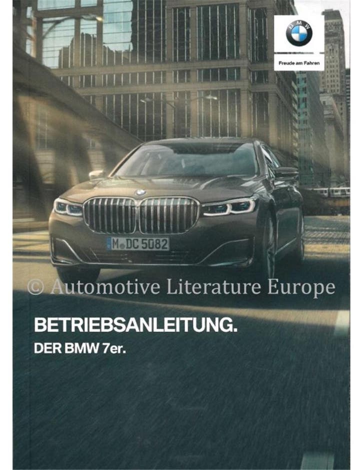 2019 BMW 7 SERIE INSTRUCTIEBOEKJE DUITS, Auto diversen, Handleidingen en Instructieboekjes