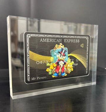N.Nathan - Plexi Card Mr.Picsou