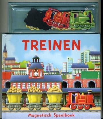 Treinen, Magnetisch Speelboek 9789039622599 Sally Hopgood, Verzenden, Gelezen, Sally Hopgood