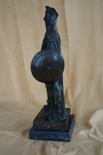 Beeld, Imperatore persiano - 59 cm - Brons, Legering, Antiek en Kunst