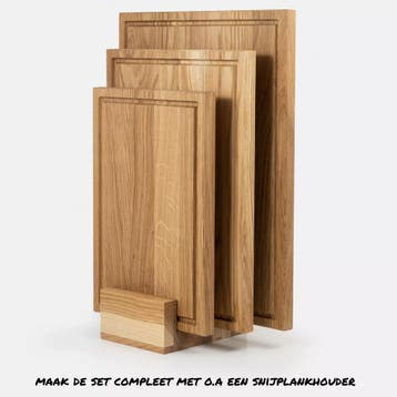 HOCHO CutX Snijplank – Eikenhout – 400x300x20 mm – Har, Ophalen of Verzenden, Nieuw