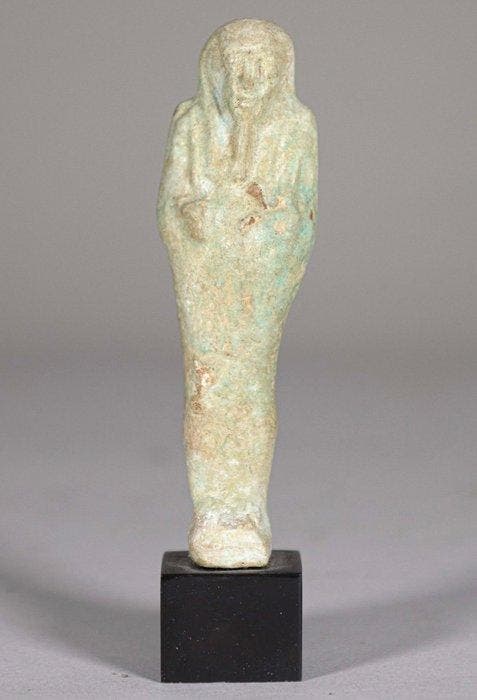 Oude Egypte, late periode - Aardewerk - Sjabti, Verzamelen, Mineralen en Fossielen