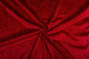 Velours stof donkerrood, Hobby en Vrije tijd, Stoffen en Lappen, 120 cm of meer, Ophalen of Verzenden, Polyester, Rood
