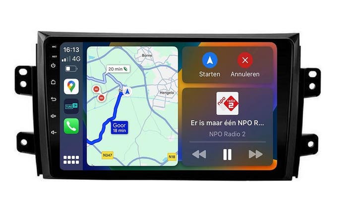 Suzuki SX4 Navigatie Radio met Apple Carplay en Android Auto, Auto diversen, Autoradio's, Nieuw, Ophalen of Verzenden