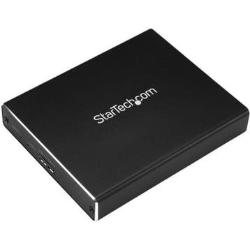 StarTech Dual M.2 Enclosure, RAID USB 3.1 Gen 2, Computers en Software, Harde schijven, Verzenden, Zo goed als nieuw