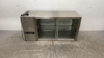 RVS Ifö Kampri Koelvitrine 140 cm 230V Horeca, Ophalen of Verzenden, Gebruikt