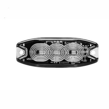 LED Flitser Slimline 3 LEDs Ultradun, Verzenden, Nieuw