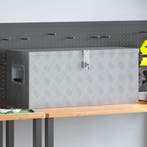 vidaXL Aluminium kist 80x30x35 cm zilverkleurig, Verzenden, Nieuw