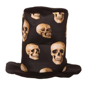 Hoge hoed skulls Halloween, Kleding | Dames, Carnavalskleding en Feestkleding, Ophalen of Verzenden, Nieuw