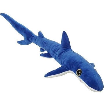Pluche haai knuffel XL - blauw - 110 cm - dierenknuffel, Verzenden, Nieuw