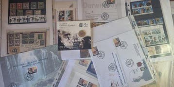 Wereld - 200e verjaardag van Charles Darwin met een, Gestempeld