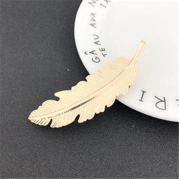 VSE haarspeld/clip veer 10 cm goud, Sieraden, Tassen en Uiterlijk, Ophalen of Verzenden, Nieuw