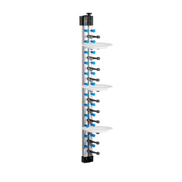 GGM Gastro | Bordenrek wandmodel - tot 12 borden - Ø16-32cm, Verzenden, Nieuw, Bord(en)