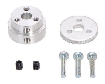 Aluminum Scooter Wheel Adapter for 1/4 Shaft  Pololu 2675, Verzenden, Nieuw