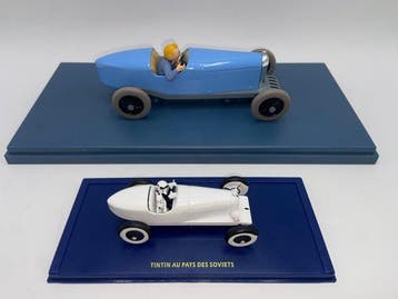 Atlas 1:24 - Modelauto (2) - Tintin – Amilcar « Tintin in, Nieuw