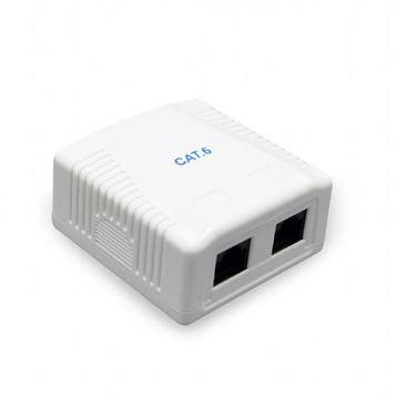 RJ45 wandcontactdoos | UTP, Verzenden, Nieuw