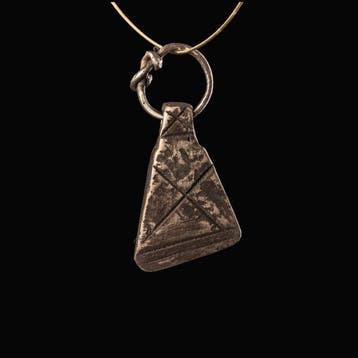 Viking periode Zilver Bijlenkop Amulethanger