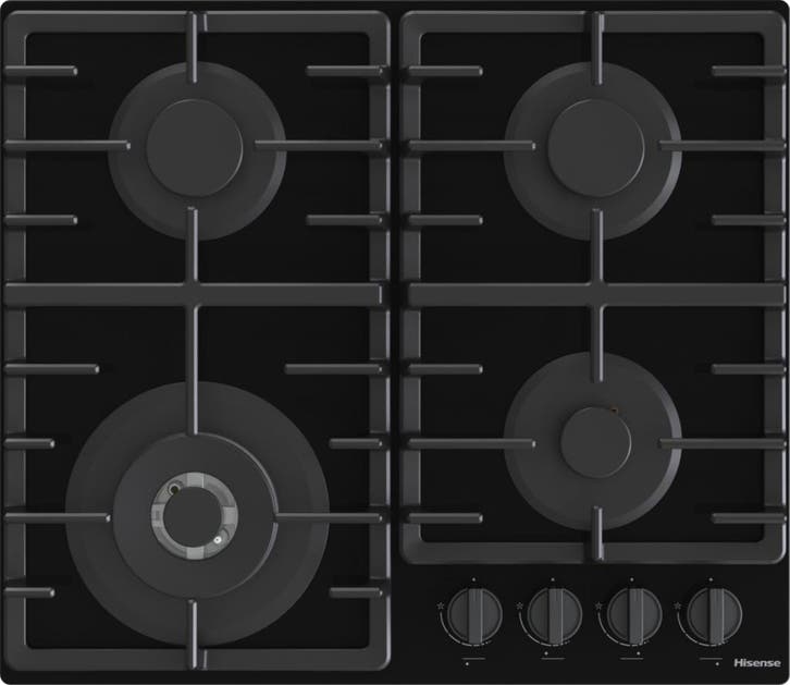 Hisense GG663BHF - Gaskookplaat - 60 cm - 4 Kookzones -, Witgoed en Apparatuur, Kookplaten, Nieuw, Ophalen of Verzenden