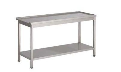 Afvoertafel | Bodemschap | RVS | 1200 x 750 x 900 mm, Zakelijke goederen, Horeca | Meubilair en Inrichting, Verzenden