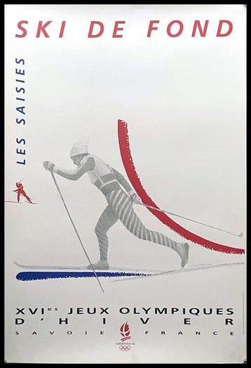 Anonymous - Poster Originale Albertville, Olympiques d