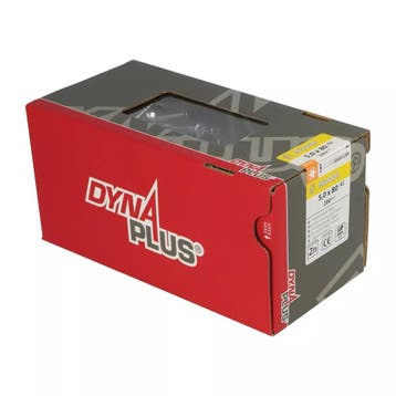 Dynaplus unischroef 5.0x80 verzinkt TX25 (200), Verzenden, Nieuw