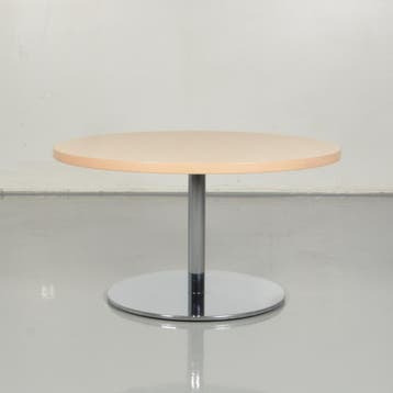 Salontafel Kusch + Co 8800 Volpe - Ahorn blad - 80 cm ø, Ophalen of Verzenden, Nieuw