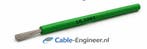 UL1061 kabel  - 0,25 mm2 - vertind koper - 300V. - Groen, Verzenden, Nieuw, Kabel of Snoer