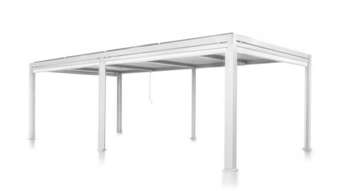 SUNS Maranza terrasoverkapping 540 cm x 350 cm wit SALE |, Tuin en Terras, Tuinsets en Loungesets, Ophalen of Verzenden