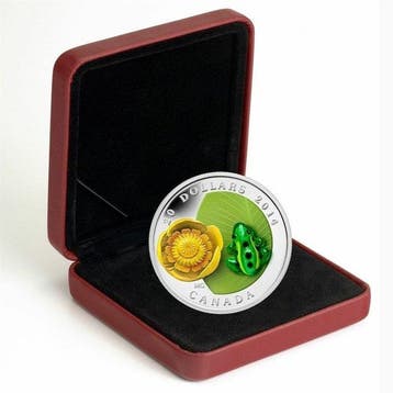 Canada. 20 Dollars 2014 Water-lily and Venetian Glass