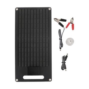 Buachois zonnepaneel set 50W 12V monokristallijn dubbel USB, Verzenden, Nieuw
