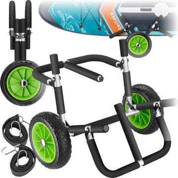 2dekans | tectake® Transportkar opvouwbaar voor surfplank-, Ophalen of Verzenden, Zo goed als nieuw