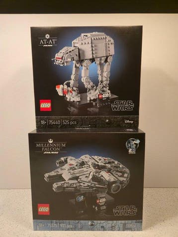 Lego Set - Star Wars - 75440 & 75375 - AT-AT Walker &, Nieuw