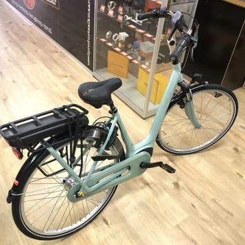 Gazelle Orange C7 Elektrische Damesfiets Groen, 47 tot 51 cm, Ophalen, Zo goed als nieuw, Gazelle