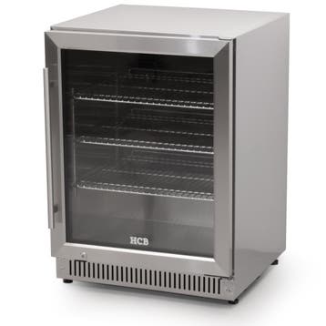 HCB Barkoeling - klapdeur - outdoor - 150 liter - RVS - 230V, Verzenden, Nieuw in verpakking