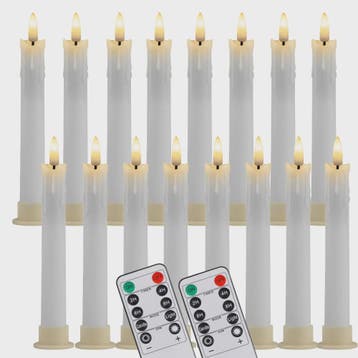 LED Flamlamp Kaarsen (6/18/24 stuks) met Afstandsbediening -, Verzenden, Nieuw