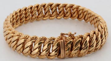 Zonder minimumprijs - Armband - 18 karaat Geel goud, Nieuw