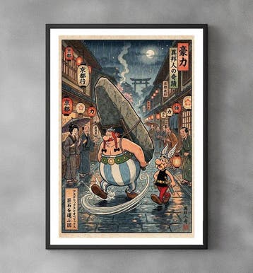 Sato Hageshi - Gauls in Kyoto - Asterix & Obelix - Pop Art -, Nieuw in verpakking