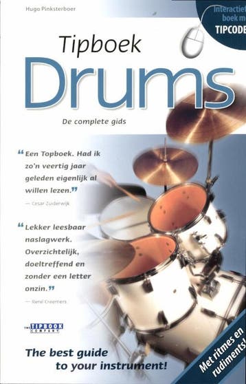 Tipboek Drums | Hugo Pinksterboer | Nieuw, Ophalen of Verzenden, Nieuw, Hugo Pinksterboer