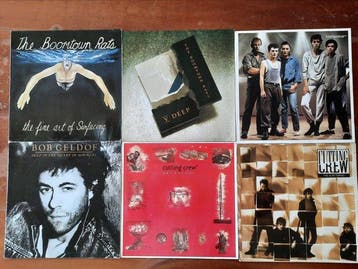 Boomtown Rats & Bob Geldof, Cutting Crew - 6 x LP Albums -, Nieuw in verpakking