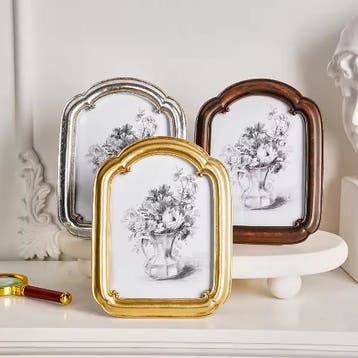 Gebogen Fotolijst Ornament – Decoratief Bureau Foto Frame, Verzenden, Nieuw