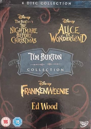 Tim Burton collection (4 disc)              Gratis verzenden, Vanaf 12 jaar, Verzenden, Gebruikt, Overige genres