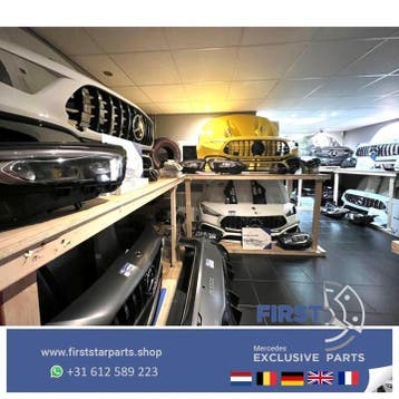 DIV. MERCEDES AMG ONDERDELEN VOORKOP BUMPER MOTORKAP KOPLAMP, Gebruikt, Voor, Mercedes-Benz, Ophalen of Verzenden