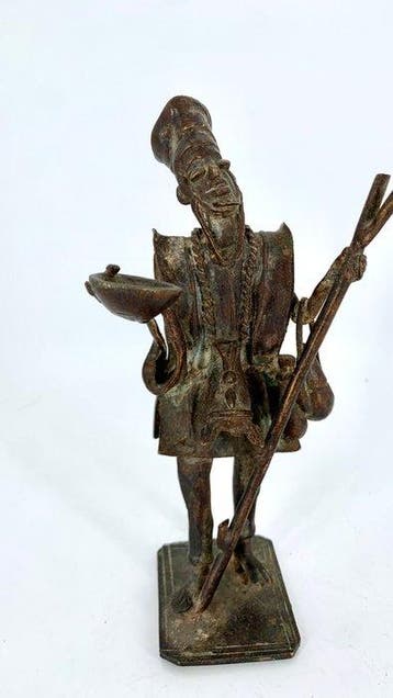 Edan Ogboni Nigerian Staff mount - Figuur - Edan Ogboni -