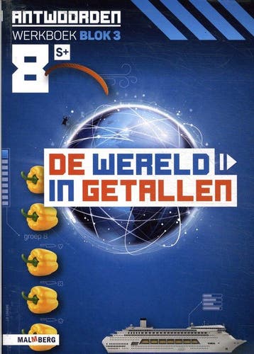 De wereld in getallen groep 8 blok 3 S+ Antwoorden werkboek, Boeken, Verzenden, Gelezen