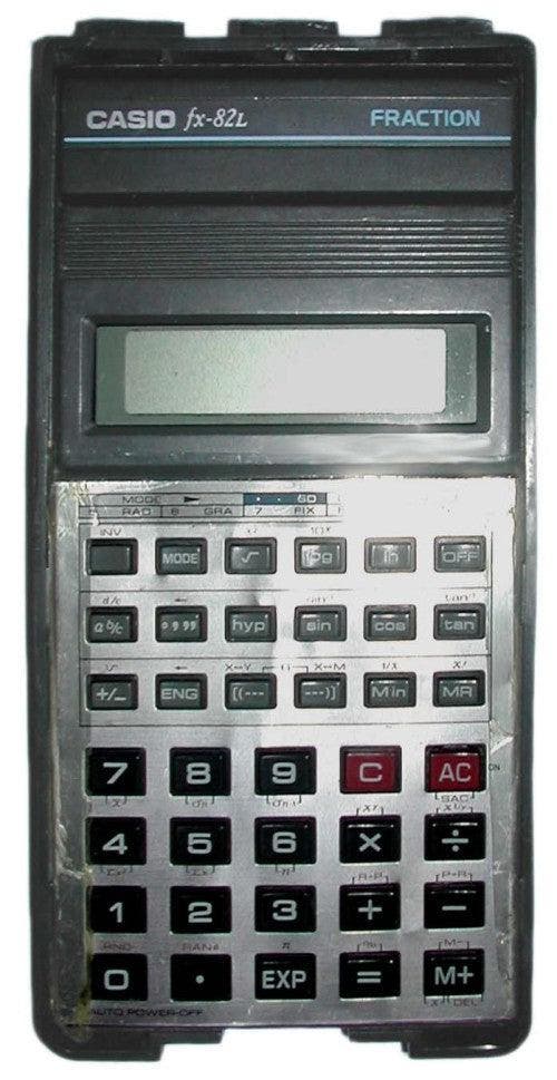 Casio FX-82L Fraction Rekenmachine, Diversen, Rekenmachines, Zo goed als nieuw, Verzenden