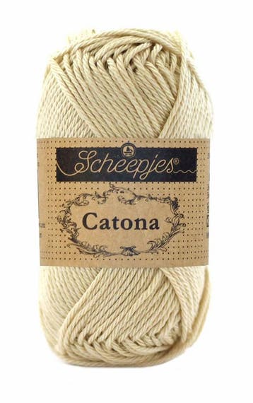 Scheepjes Catona 50 gram - 404 english tea - Katoen Garen, Hobby en Vrije tijd, Ophalen of Verzenden, Nieuw