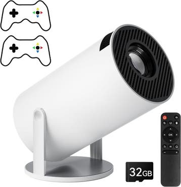 Qoosea Gaming Beamer WiFi 6 - Retourdeal - Laatste Stuk!, HD (720), LED, Ophalen of Verzenden, Zo goed als nieuw