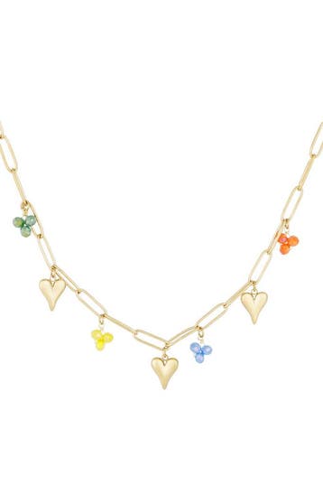Goudlief Bedelketting primary love (Hangerkettingen), Sieraden, Tassen en Uiterlijk, Kettingen, Verzenden, Nieuw, Zilver, Overige materialen