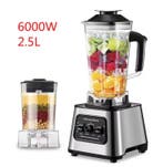 Blender 2.5L 6000W Smoothie Maker voor IJs Fruit Noten, Verzenden, Nieuw